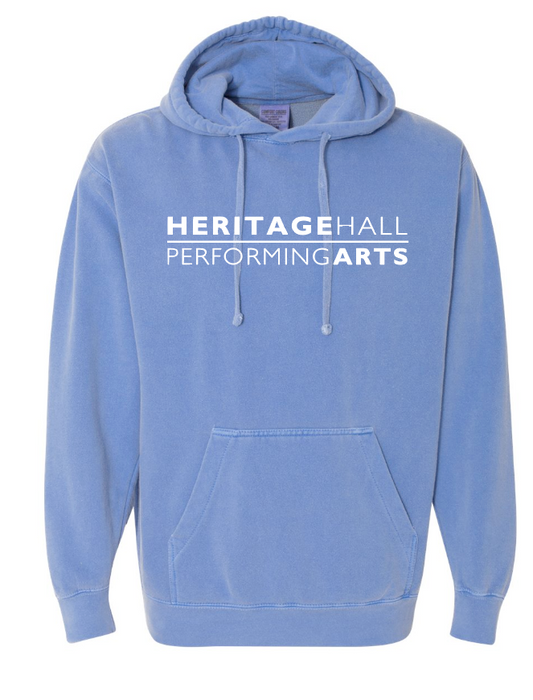 Heritage Hall Performing Arts "Logo" Design Hooded Sweatshirt (flo blue) (adult)