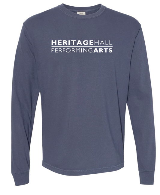 Heritage Hall Performing Arts "Logo" Design L/S T-shirt (navy)
