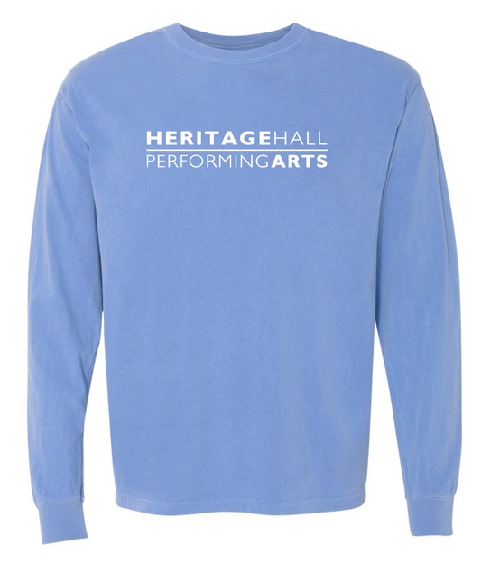 Heritage Hall Performing Arts "Logo" Design L/S T-shirt (flo blue)