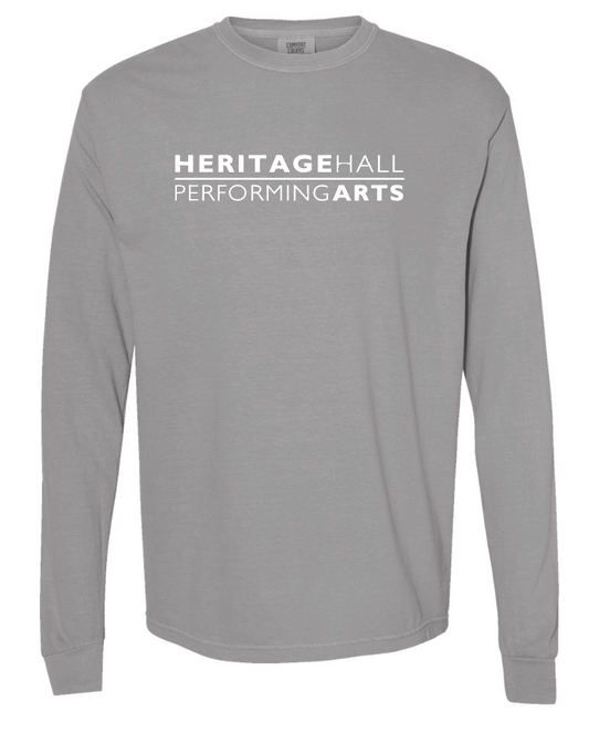 Heritage Hall Performing Arts "Logo" Design L/S T-shirt (grey)