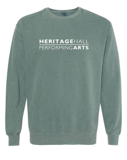 Heritage Hall Performing Arts "Logo" Design Crewneck Sweatshirt (blue spruce) (adult)