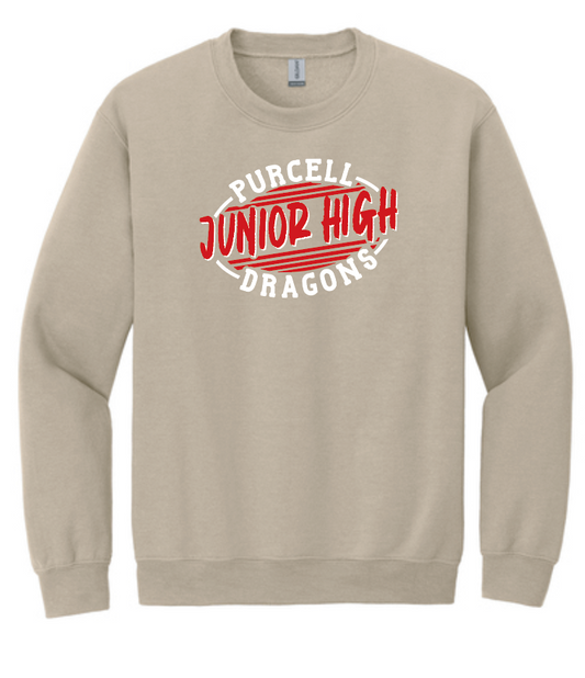 Purcell Jr High STUCO Crewneck Sweatshirt (sand)