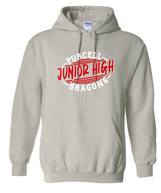 Purcell Jr High STUCO Hooded Sweatshirt (sand)