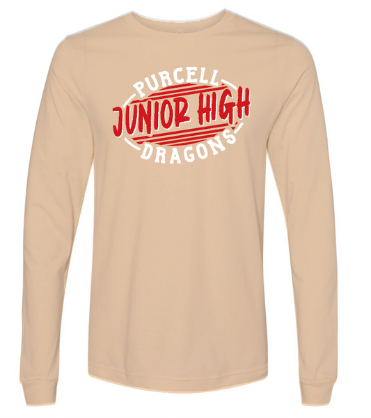 Purcell Jr High STUCO L/S T-shirt (sand dune)