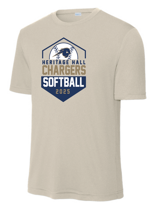 Heritage Hall Softball Moisture Wicking S/S T-shirt (with roster)