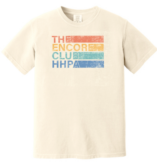 Heritage Hall Performing Arts "Encore" Design S/S T-shirt (ivory) (adult only)