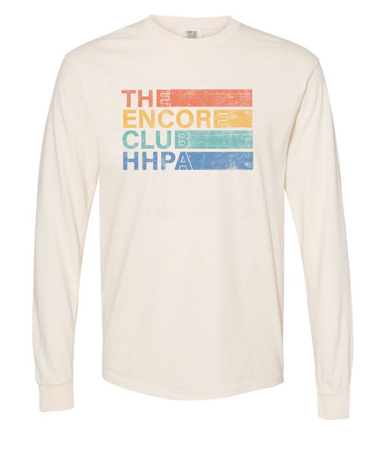 Heritage Hall Performing Arts "Encore" Design L/S T-shirt (ivory) (adult only)