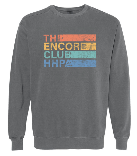 Heritage Hall Performing Arts "Encore" Design Crewneck Sweatshirt (pepper) (adult)