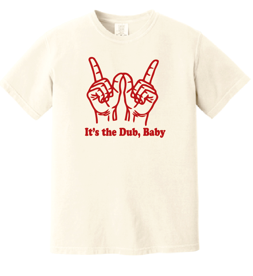 Washington STUCO "It's the Dub, Baby" Design Comfort Colors S/S T-shirt (ivory)