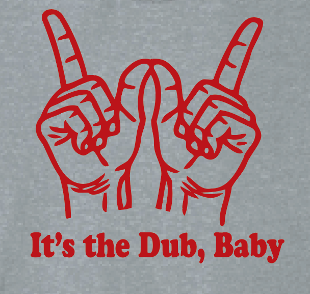 Washington STUCO "It's the Dub, Baby" Design Hooded Sweatshirt (heather)