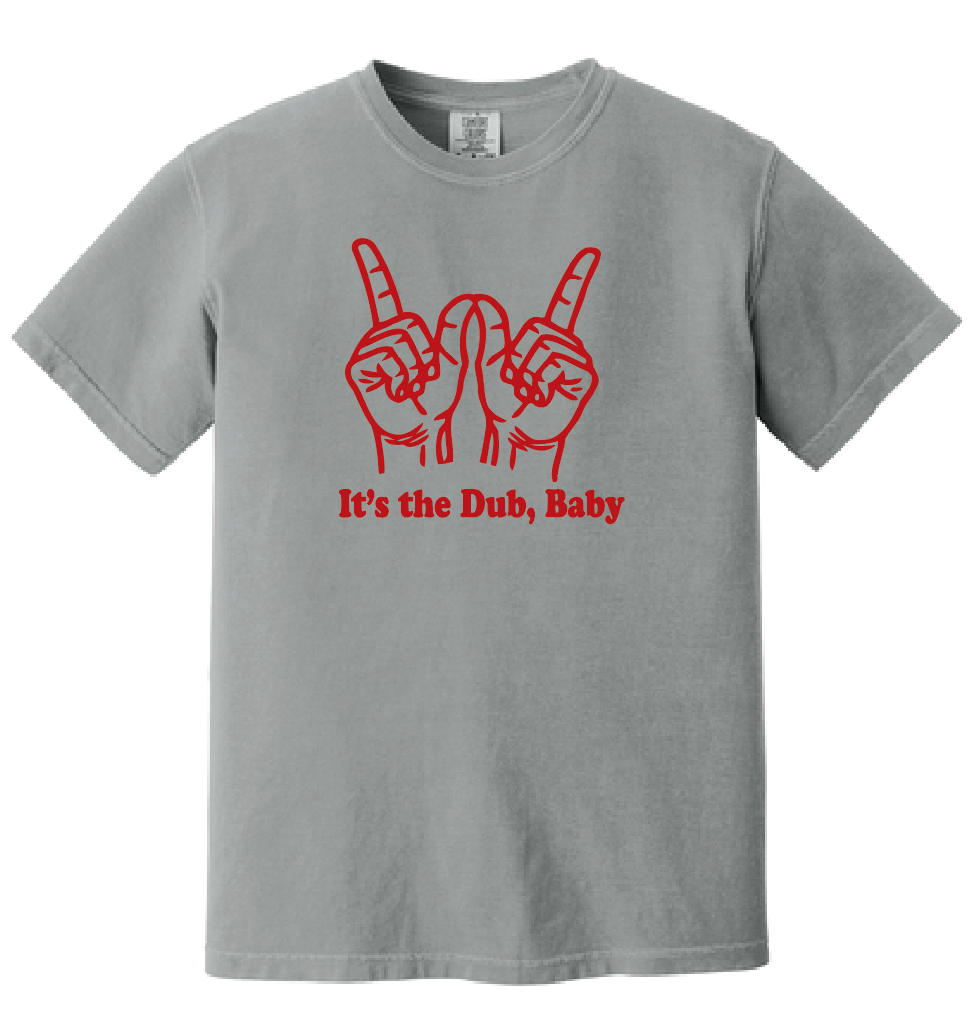 Washington STUCO "It's the Dub, Baby" Design Comfort Colors S/S T-shirt (granite)