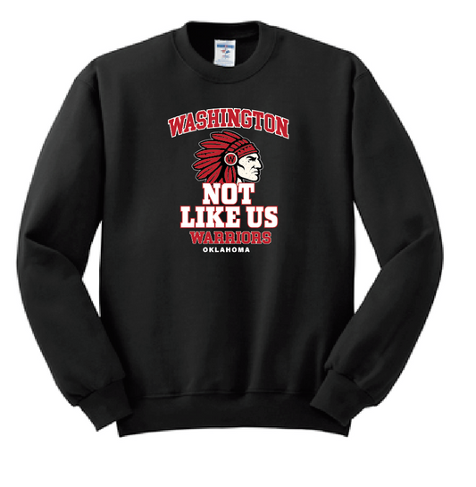 Washington High "Not Like Us" Crewneck Sweatshirt