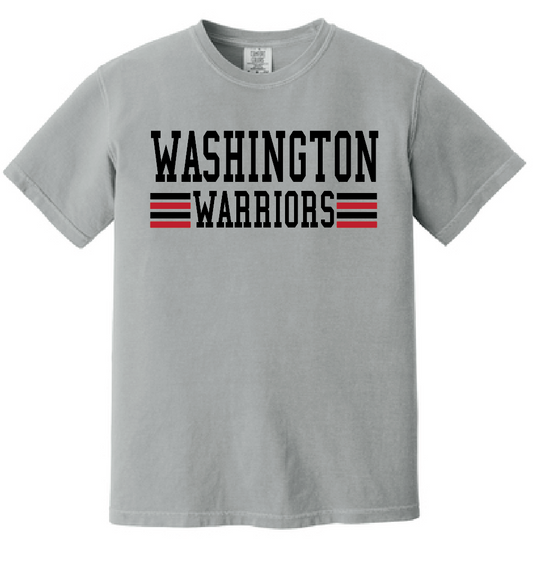 Washington High "Simple Stripe" Comfort Colors S/S T-shirt