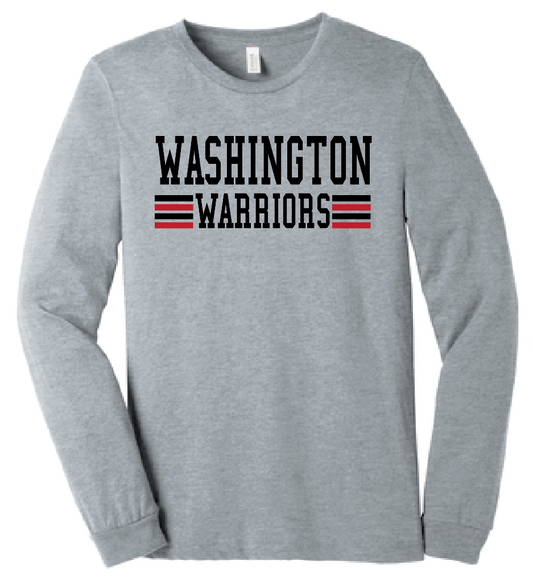 Washington High "Simple Stripe" Softstyle L/S T-shirt