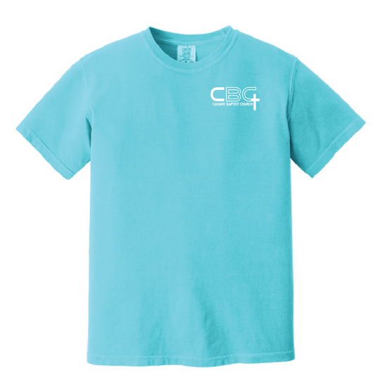 Calvary Baptist Church Comfort Colors S/S T-shirt (lagoon)