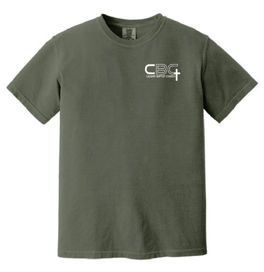 Calvary Baptist Church Comfort Colors S/S T-shirt (moss)