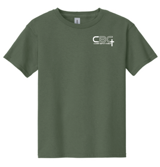 Calvary Baptist Church Gildan S/S T-shirt (mil green)