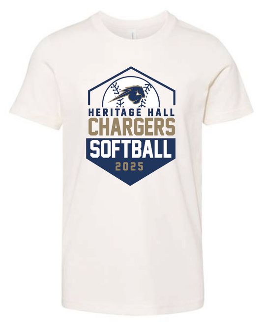 Heritage Hall Softball BellaCanvas S/S T-shirt (youth)(with roster)