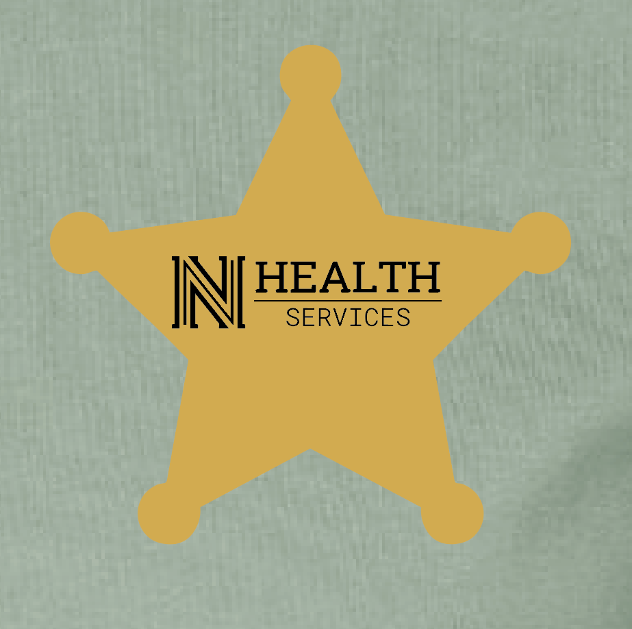 NPS Health Services "Western" Design Unisex S/S T-shirt (sage)