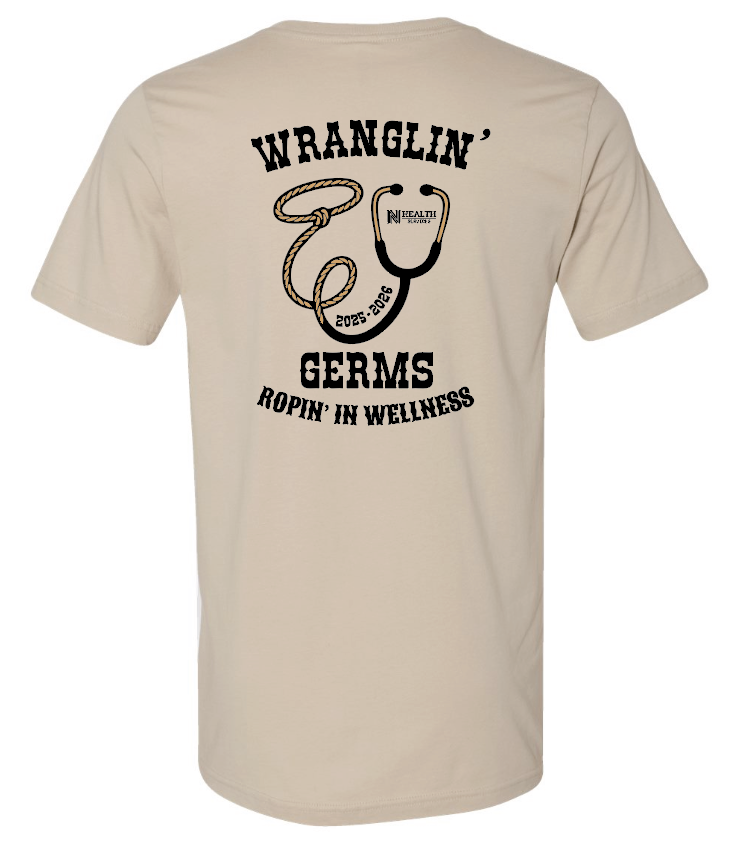 NPS Health Services "Western" Design Unisex S/S T-shirt (tan)