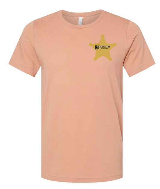 NPS Health Services "Western" Design Unisex S/S T-shirt (terracotta)