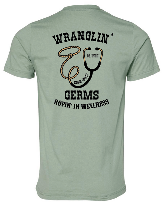 NPS Health Services "Western" Design Unisex S/S T-shirt (sage)