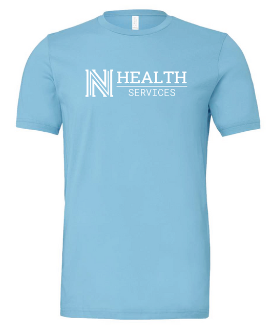 NPS Health Services "Logo" Design Unisex S/S T-shirt (ocean blue)