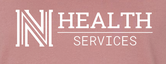NPS Health Services "Logo" Design Women's V-neck T-shirt (f) (mauve)