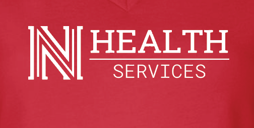 NPS Health Services "Logo" Design Women's V-neck T-shirt (p) (red)