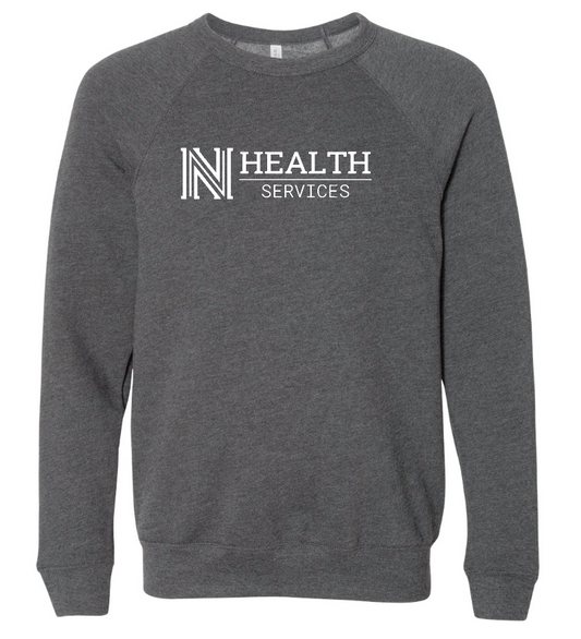 NPS Health Services "Logo" Design Unisex Crewneck Sweatshirt (drk heather)