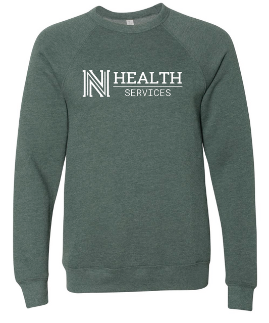NPS Health Services "Logo" Design Unisex Crewneck Sweatshirt (forest)