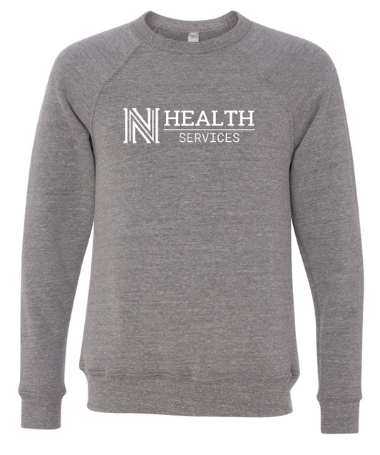 NPS Health Services "Logo" Design Unisex Crewneck Sweatshirt (grey triblend)