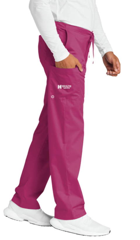 NPS Health Services "Logo" Design Unisex WorkFlex Cargo Pant (wine)