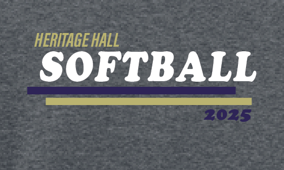 Heritage Hall High School Softball "Vintage Varsity" Softstyle T-shirt