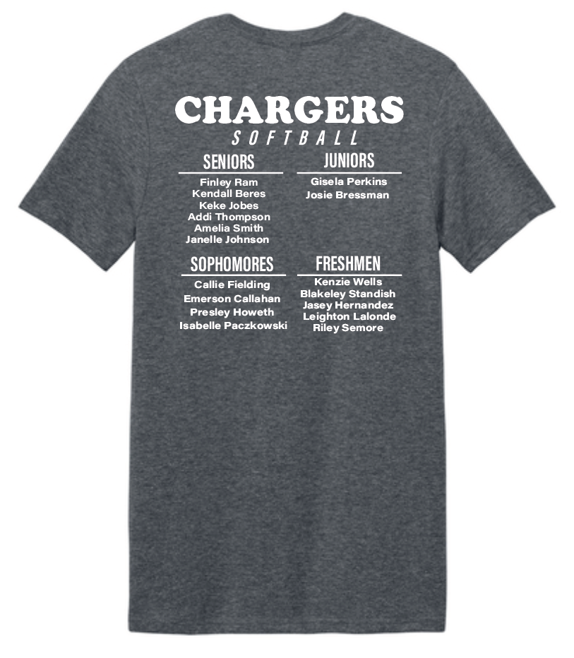 Heritage Hall High School Softball "Vintage Varsity" Softstyle T-shirt