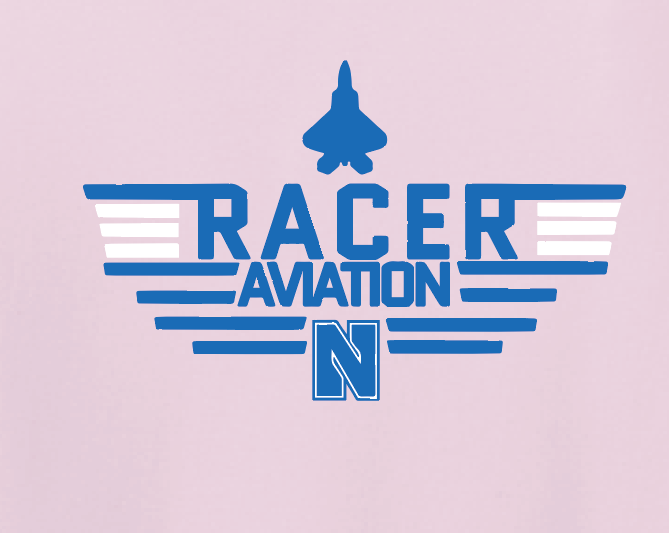 Newcastle Aviation Crewneck Sweatshirt (lt pink)