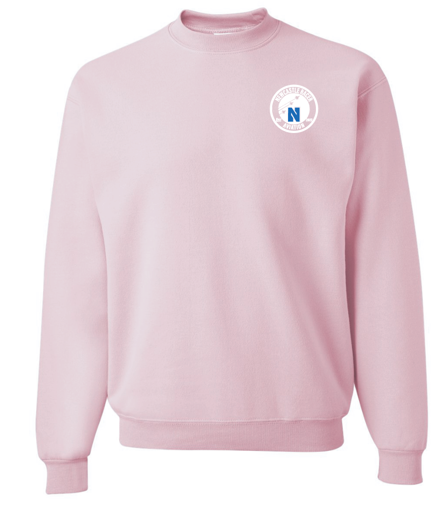 Newcastle Aviation Crewneck Sweatshirt (lt pink)