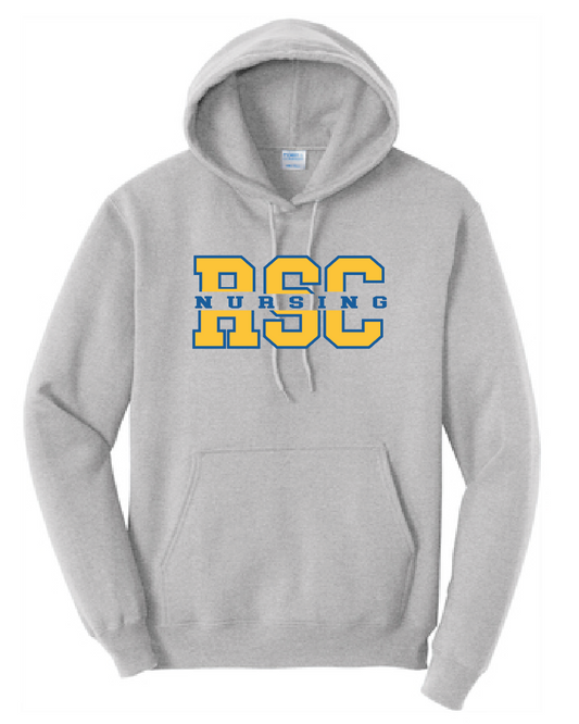 Rose State Nursing "RSC" Design Hooded Sweatshirt (heather)