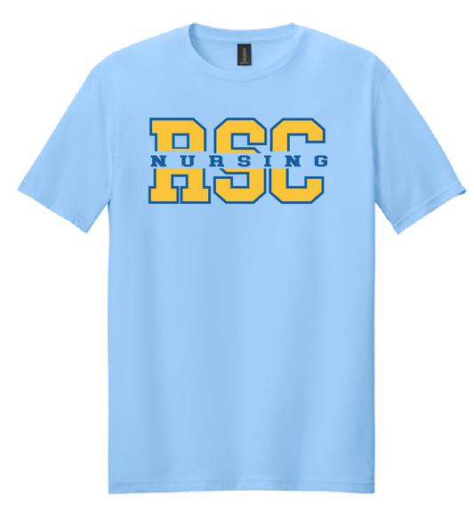 Rose State Nursing "RSC" Design S/S T-shirt (carolina blue)