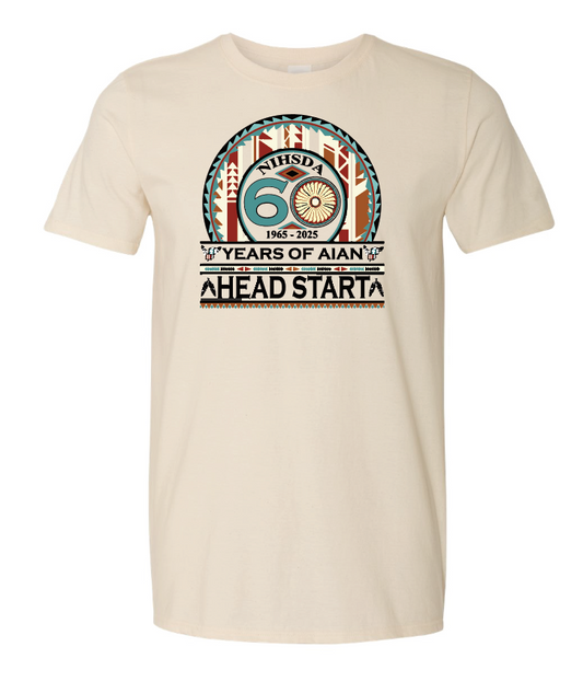 NIHSDA "60 Years" Design S/S T-shirt (natural)