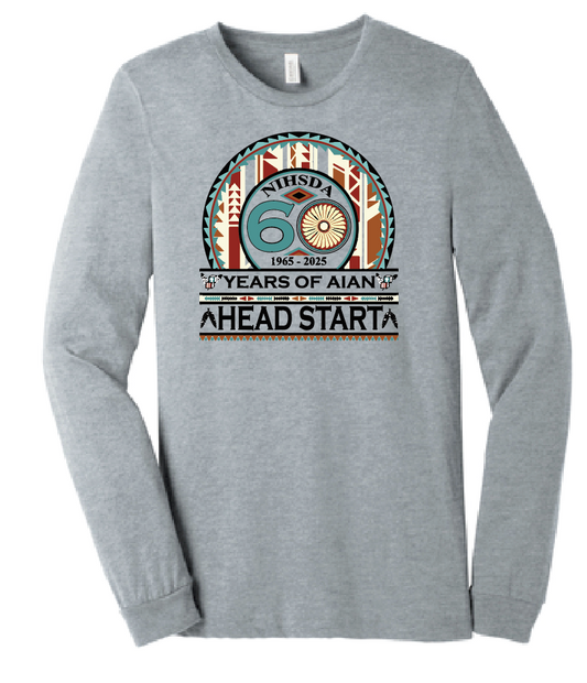 NIHSDA "60 Years" Design L/S T-shirt (heather)