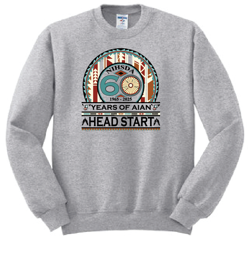 NIHSDA "60 Years" Design Crewneck Sweatshirt (heather)