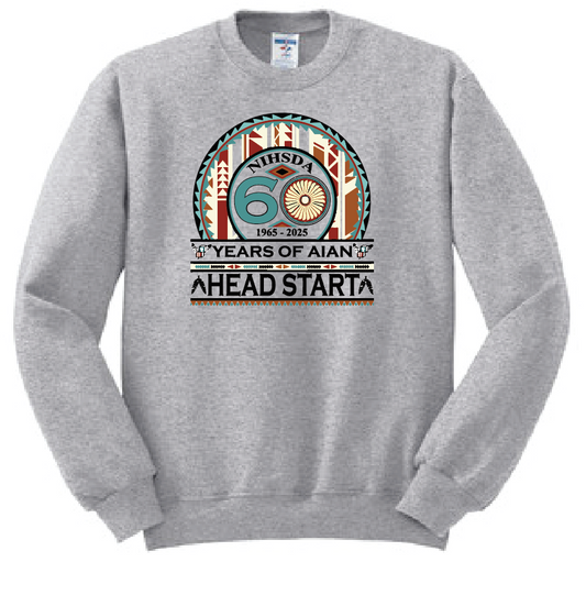 NIHSDA "60 Years" Design Crewneck Sweatshirt (heather)