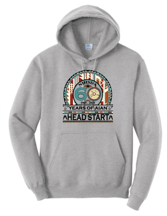 NIHSDA "60 Years" Design Hooded Sweatshirt (heather)