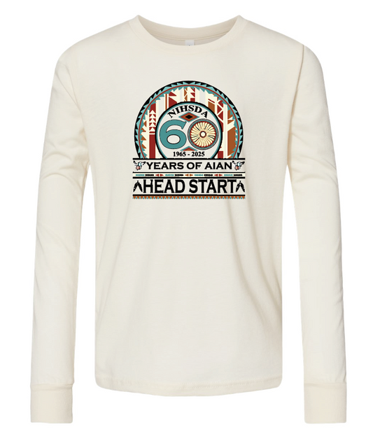 NIHSDA "60 Years" Design L/S T-shirt (natural)