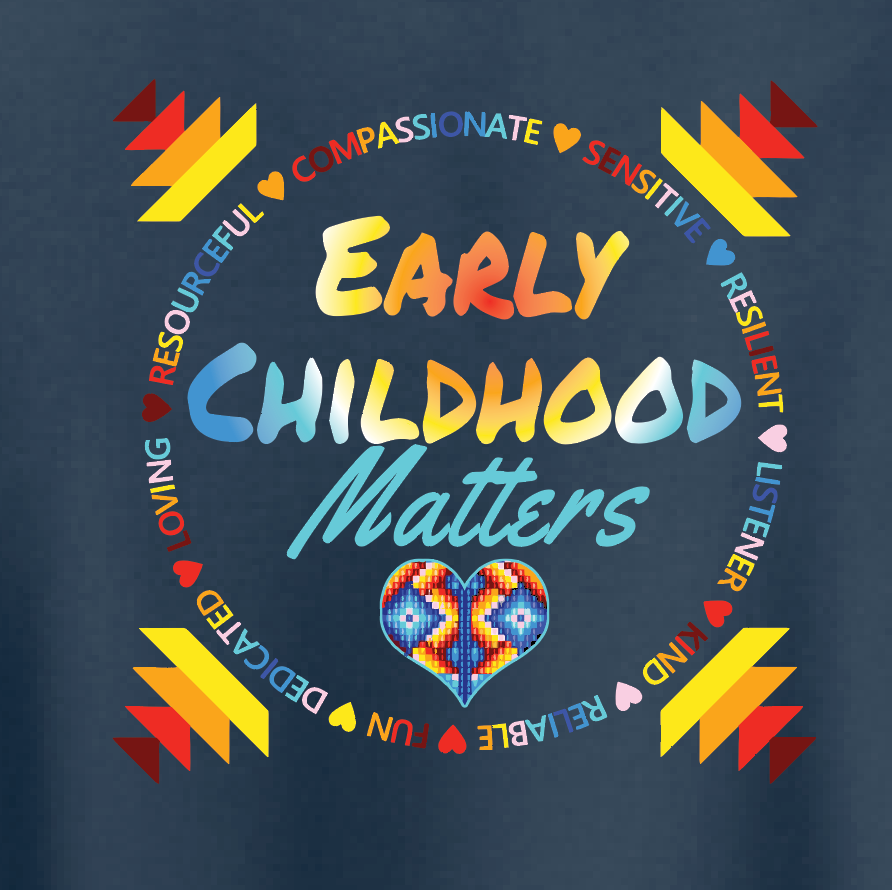 NIHSDA "Early Childhood Matters" Design Crewneck Sweatshirt (navy)
