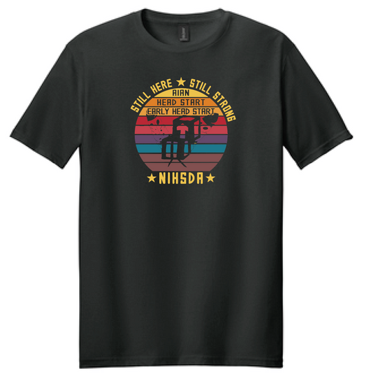 NIHSDA "Still Here, Still Strong" Design S/S T-shirt (black)