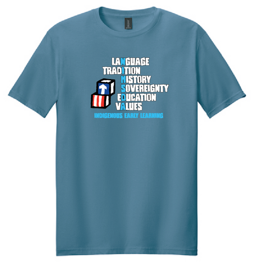 NIHSDA "NIHSDA" Design S/S T-shirt (blue)