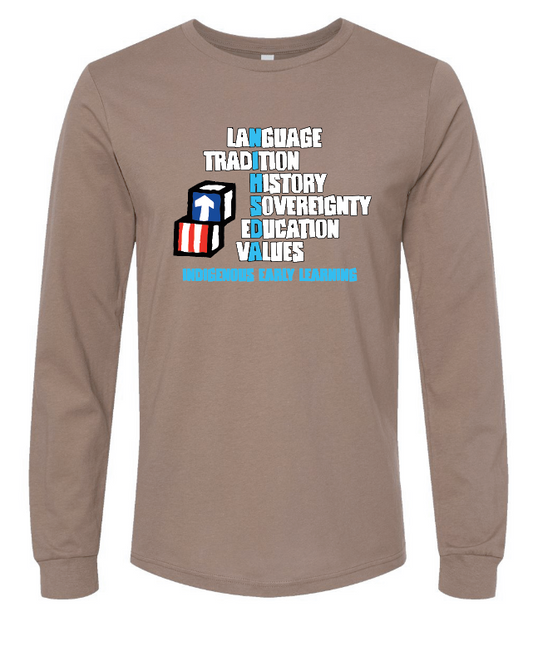 NIHSDA "NIHSDA" Design L/S T-shirt (chestnut)