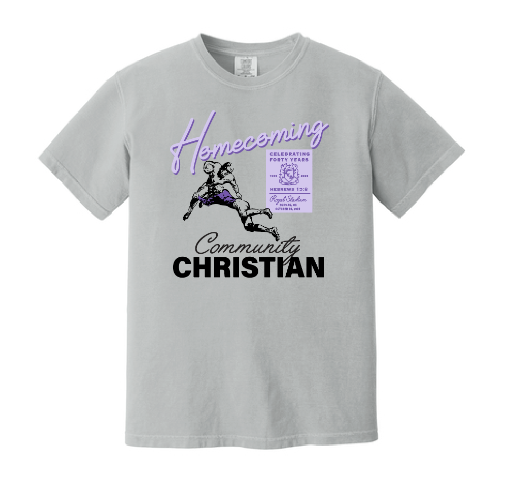 CCS HOCO "Program Cover" Design Comfort Colors S/S T-shirt
